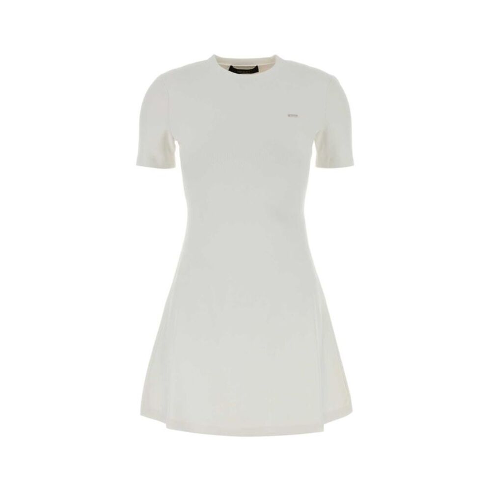 Gucci Women White Knit Mini Dress